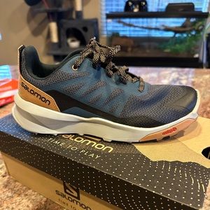 Salomon Patrol J tennis shoes.  Boys size 6.